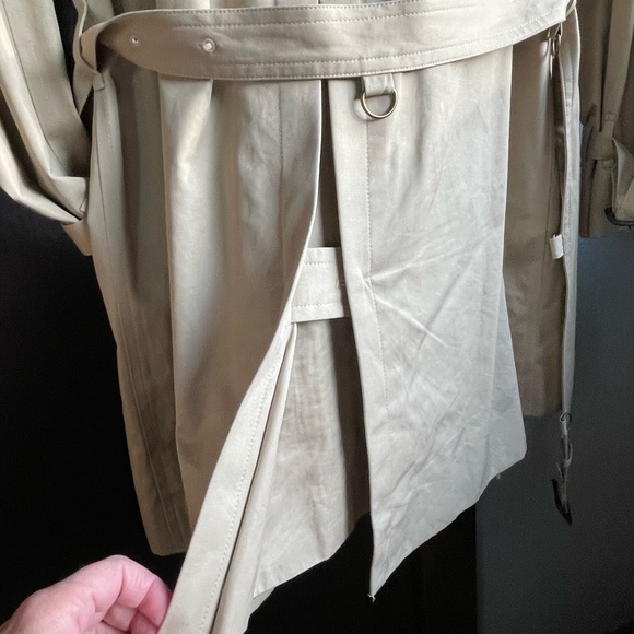 Brooks Brothers tan trench coat sz 14 - Picture 7 of 7